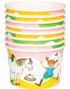8 stk Pippi Langstrømpe Is og Snacksbeger 250 ml