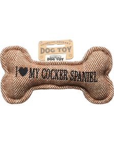 I Love My Cocker Spaniel - Leksak för Hund med Ljud - 20 cm