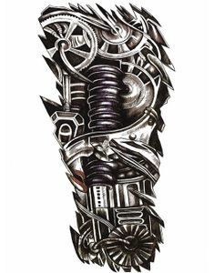 Cyborg Breakout (Fake Tattoo)