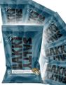 ÄT SNART PRODUKT - 12 st Narr Lakki Salty - Saltlakrits Täckt i Vit Choklad och Lakritspulver - Hel Låda 1,2 kg