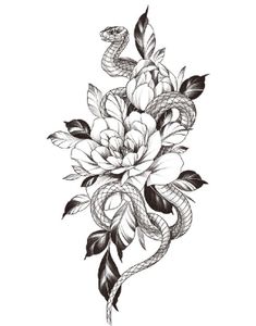 Hidden Snake (Fake Tattoo)