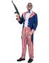The Purge Inspirert Uncle Sam Kostyme til Herre med Maske - Medium
