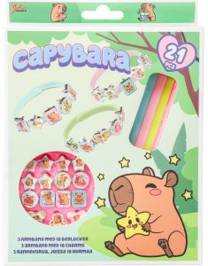 Capybara – Skapa Ditt Eget Armband (21 Delar)