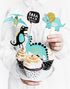 5 stk Dinosaur Tårttoppar 20 cm - Dinosaur Party