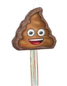 Poop Emoji Pull Pinata 45,5x43 cm