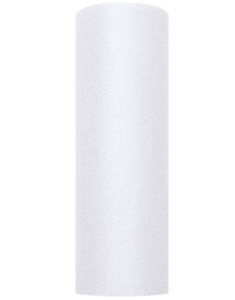VIT Bordslöpare i Tyll 15 cm x 9 meter