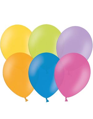 Ballonger i Blandade Färger 26 cm - 10 stk