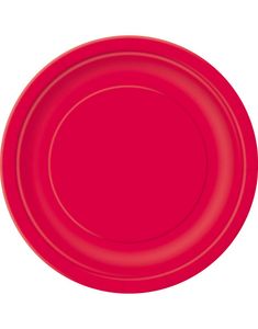 20 st Röda Små Papptallrikar 17 cm