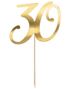 Födelsedags "30" Cake topper ca 20,5 cm