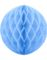 Himmelblå Honeycomb Ball VELG STØRRELSE 10-40 cm