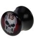 The 13 Skull - Svart Piercing Plugg