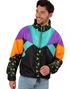 Unisex 80-talls Pastell Vindjakke Kostyme - Small