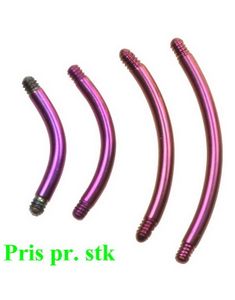 Lila Bananstång i Titan till 1,6 mm Kula