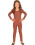Brun Bodysuit med Långa Ärmar (Barn)