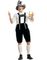 Lederhosen - Hängselbyxa För Oktoberfest - Mörkgrön