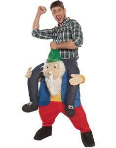 Gnom Piggyback Unisex Dräkt