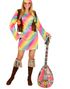 Uppblåsbar Hippiemönstrad Mandolin - 105 cm