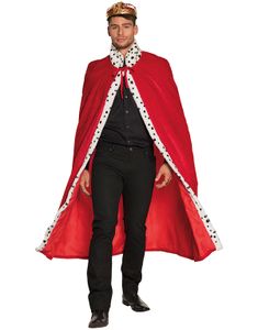 Röd Kunglig Kappa för Vuxna 130 cm