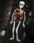 Stort Bevegelig Skjelettfat 150 cm - Fright Night