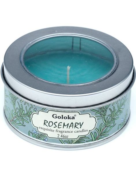 Goloka Rosemary Doftljus i Metallbehållare