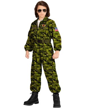 Top Gun inspirert Barnekostyme