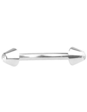 Dual Spike with Crystal Diamond - 1,2 x 8 mm Ögonbrynspiercing