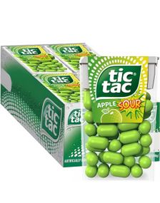 12 stk Tic Tac med Sur Eplesmak - Hel Eske 216 gram