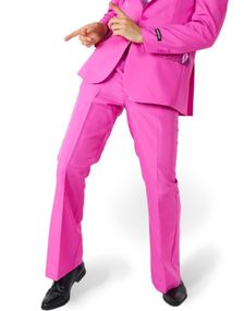 Rosa Disco Dressbukse til Herre - Suitmeister 2XL
