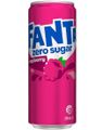 Fanta Raspberry Zero - Sockerfri Hallonsmak 330 ml