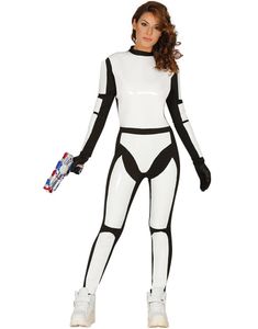 Star Wars Inspirerad Stormtrooper Damdräkt