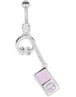 Music Lover Navelpiercing - Rosa