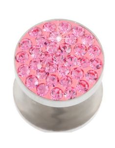 Sparkling Pink Stones - Fejk Plugg