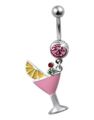 Cosmopolitan Drink Navelpiercing - Rosa
