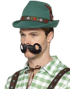 Grön Deluxe Trenker Oktoberfesthatt