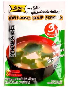 Lobo Tofu Miso Soup Powder - 3x10 g (Japan)