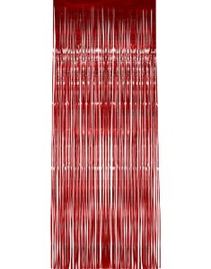 Rött Shimmer Draperi 244x91 cm