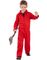 Röd Jumpsuit Maskeraddräkt till Barn
