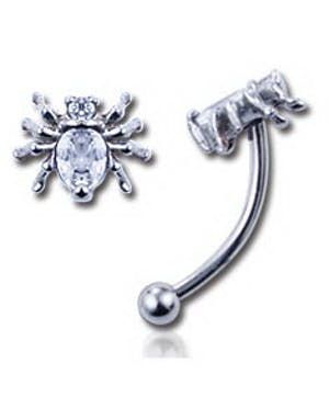 Diamond Spider - 1.2 x 8 mm Ögonbrynspiercing