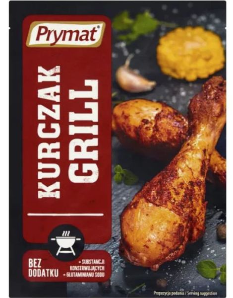 Grilled Chicken Seasoning - Krydderblanding til Kylling - PRYMAT 25 gram