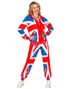 UV-Glow Union Jack Grilldress til Voksen