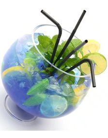 FishBowl© Gigantisk Cocktail Party Glass 3 Liter