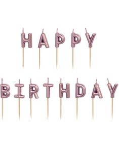 Happy Birthday Kakelys 7 cm - Rosegull