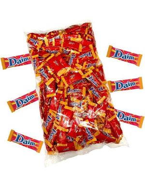 2 kg Daim Orange Minis - Daimchoklad med Apelsinsmak