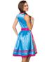 Traditionell Dirndl-Oktoberfestklänning med Förkläde