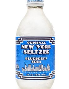 Original New York Seltzer Blueberry Soda - Brus med Blåbærsmak 296 ml (USA)