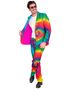 Tie Dye UV Glow Kostymedress - M