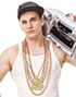 Hip Hop Guldfärgat Kostymsmycke