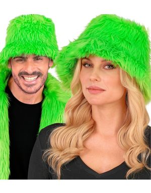 90's Päls Boshatt - Grön