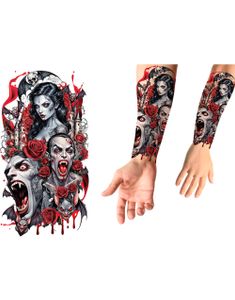 Vampyr - Midlertidige Tatoveringer
