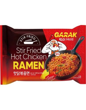GARAK Stir Fried Hot Chicken Ramen 130 gram (Korea Import)